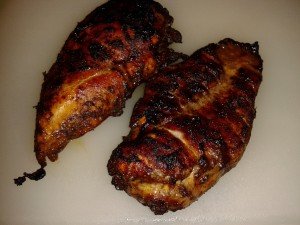 BBQ Chicken Breasts with a crust
