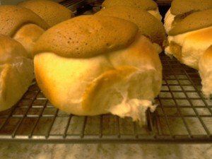 Mexico Buns. Placed a bit too close to each other. It is usually sold in round buns shape.