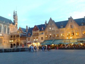Bruges town city centre