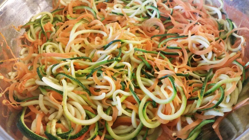 Grilled zoodles
