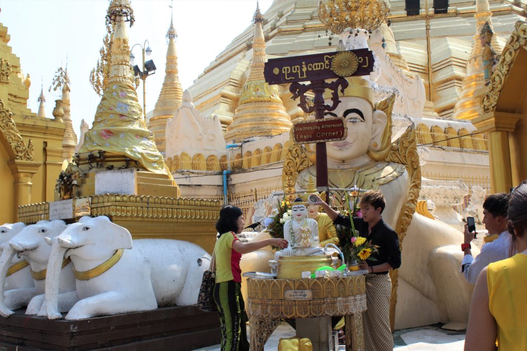 Buddhist temple, Swedagon, Yangon, Pagoda, temple,