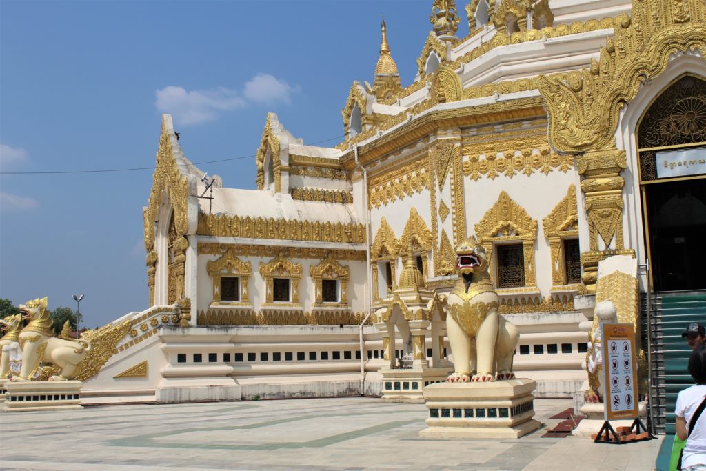 Buddha's tooth pagoda, Yangon, Burma, Rangoon