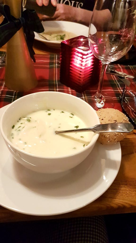 Cullen Skink, a traditional Scottish soup.